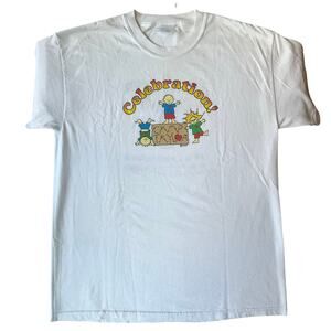 Hanes Men’s Short Sleeve T-shirt size M (38-40), White, Celebration Camp Taylor